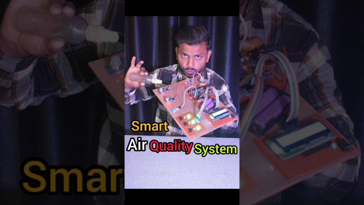 Smart Air Quality Monitoring System #shorts #technology