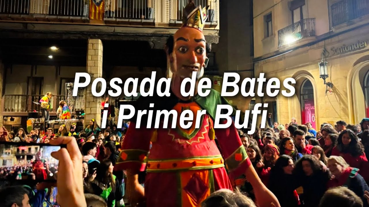 Posada de Bates i Primer Bufi - Carnaval Solsona 2025