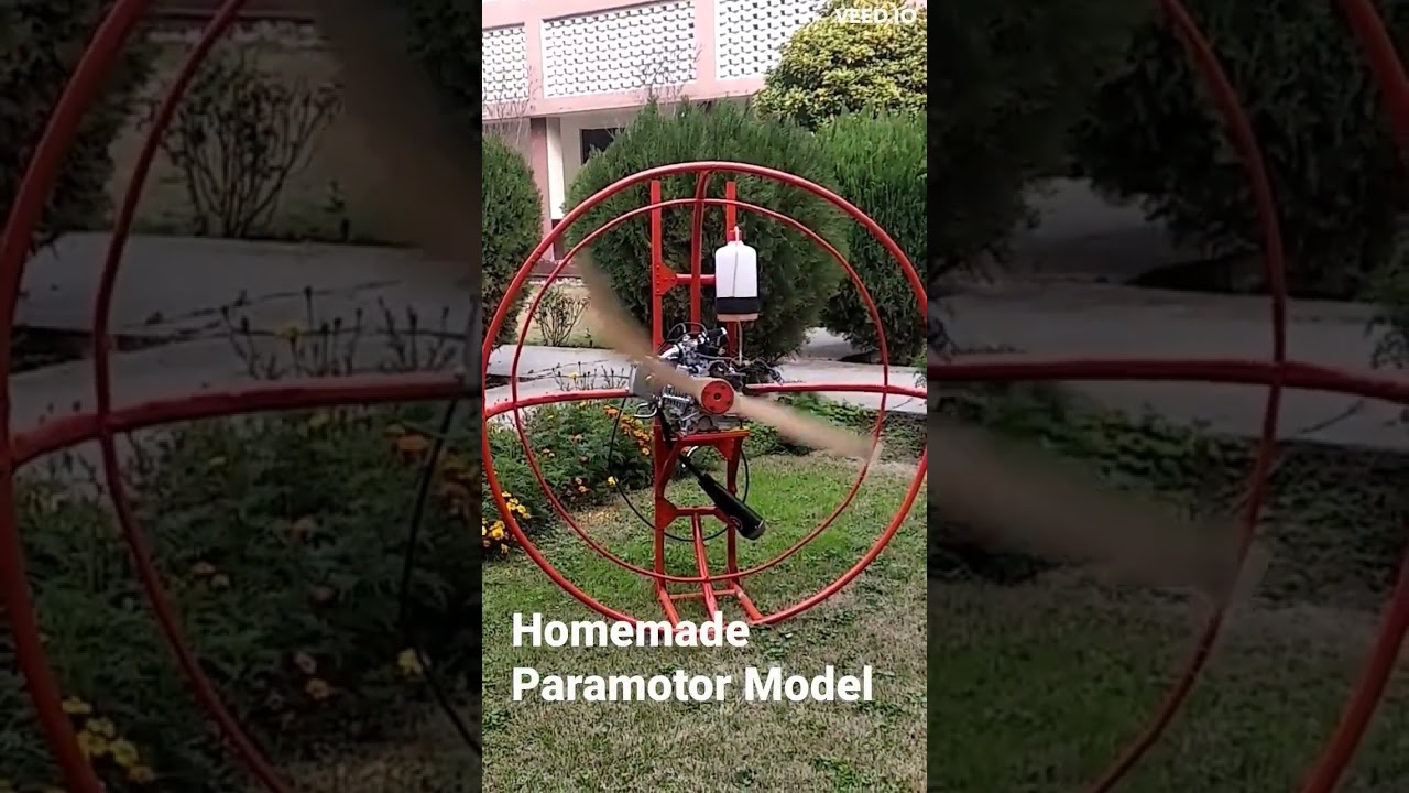 Homemade Paramotor Model #shorts