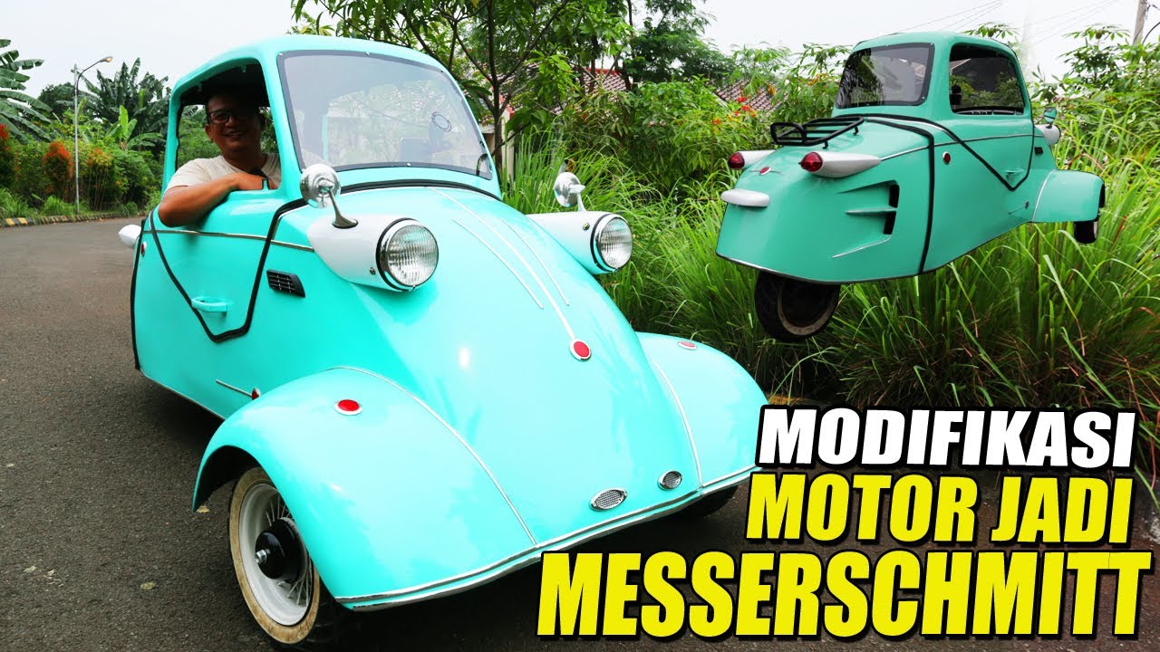 NARIK TAKSI ONLINE MESSERSCHMITT KR200, MOBIL SANGAT LANGKA DI DUNIA