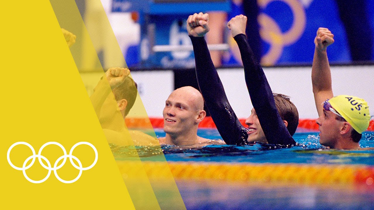 Australia win Men's 4x200m freestyle relay gold | Sydney 2000