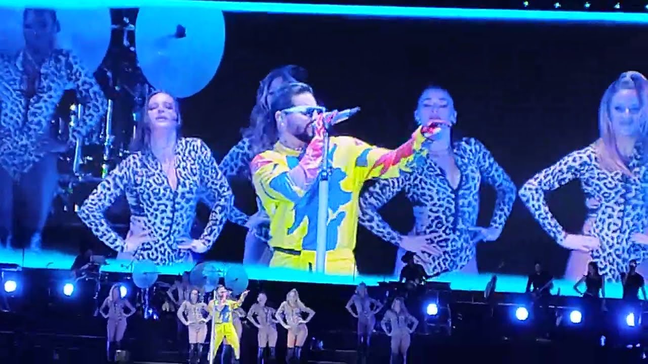 inicio del show de maluma en argentina 2022 