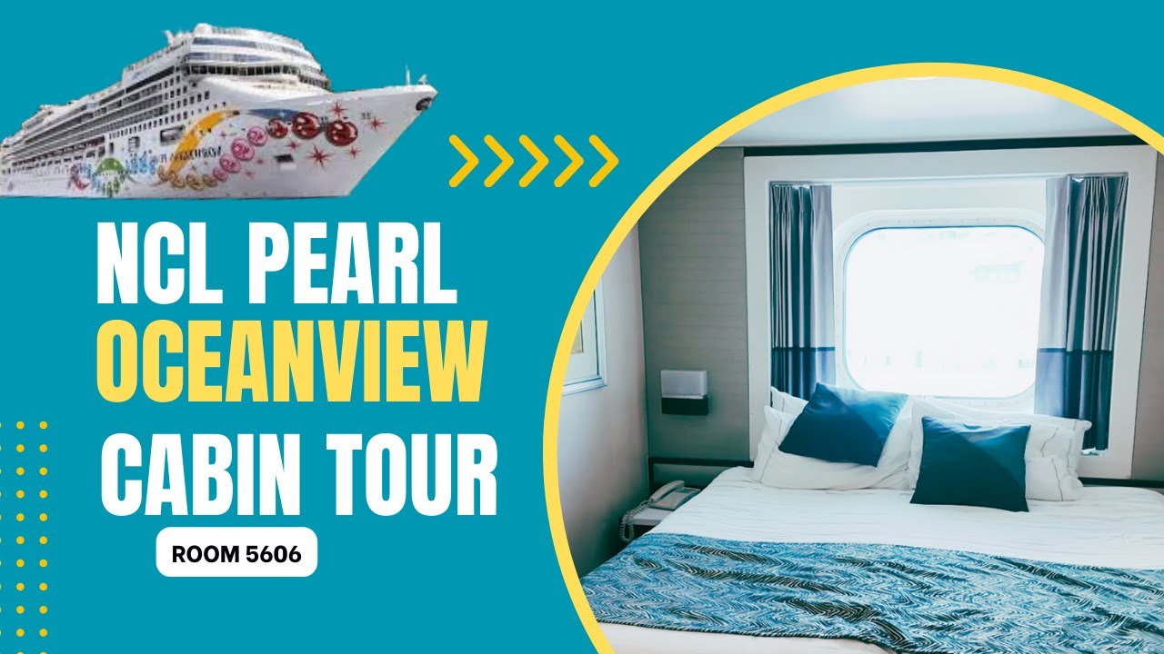 NCL Pearl Room 5606 Oceanview Cabin Tour