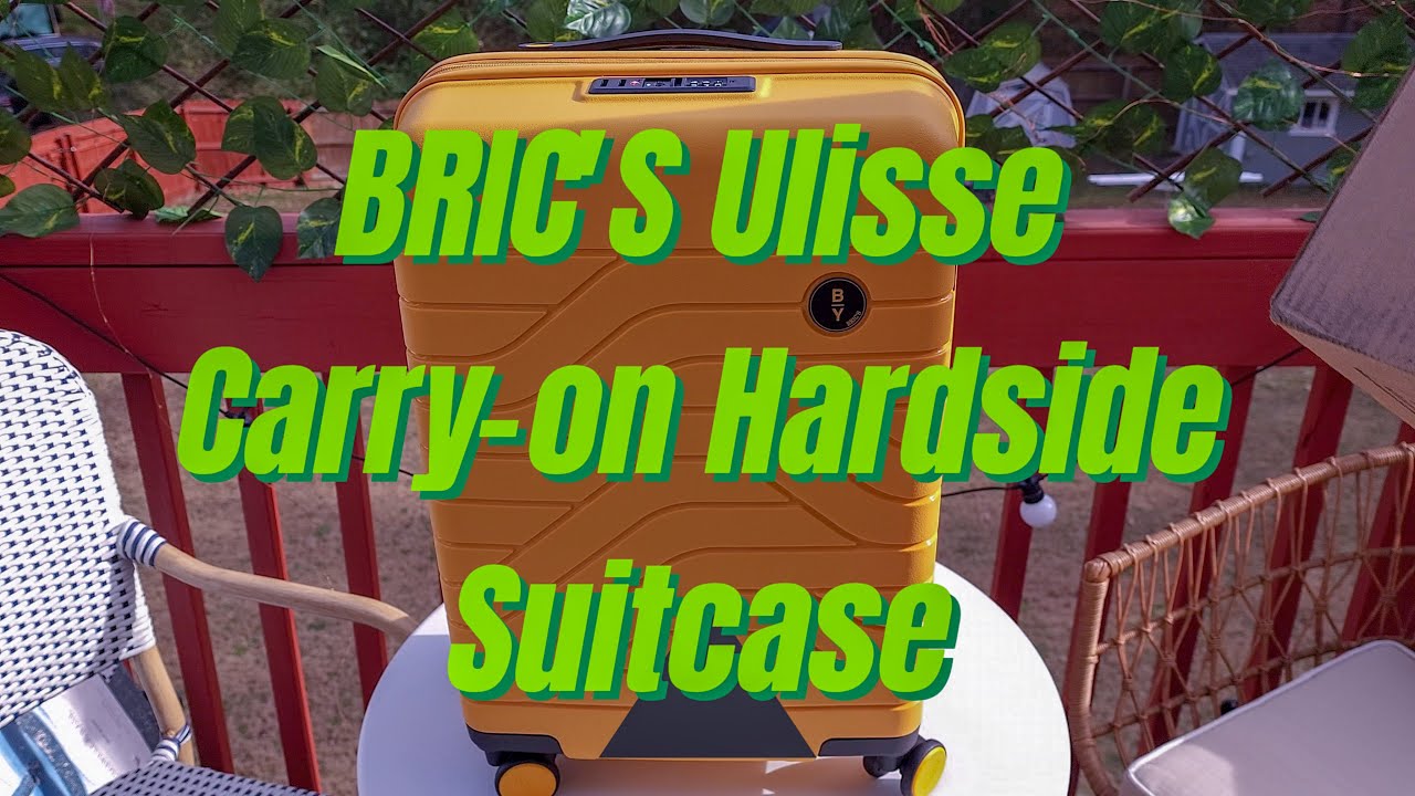 BRIC'S Ulisse Hardside Expandable Carry-On Spinner Suitcase Luggage