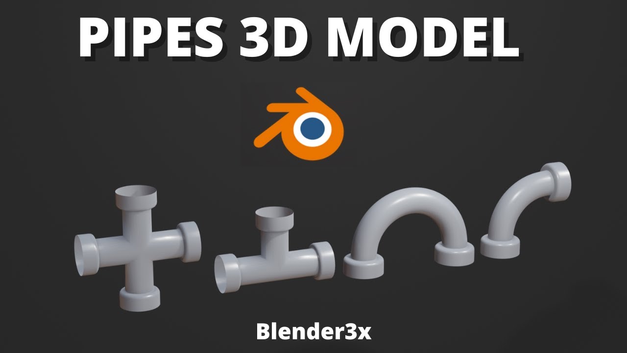 pipes modeling in blender 3x
