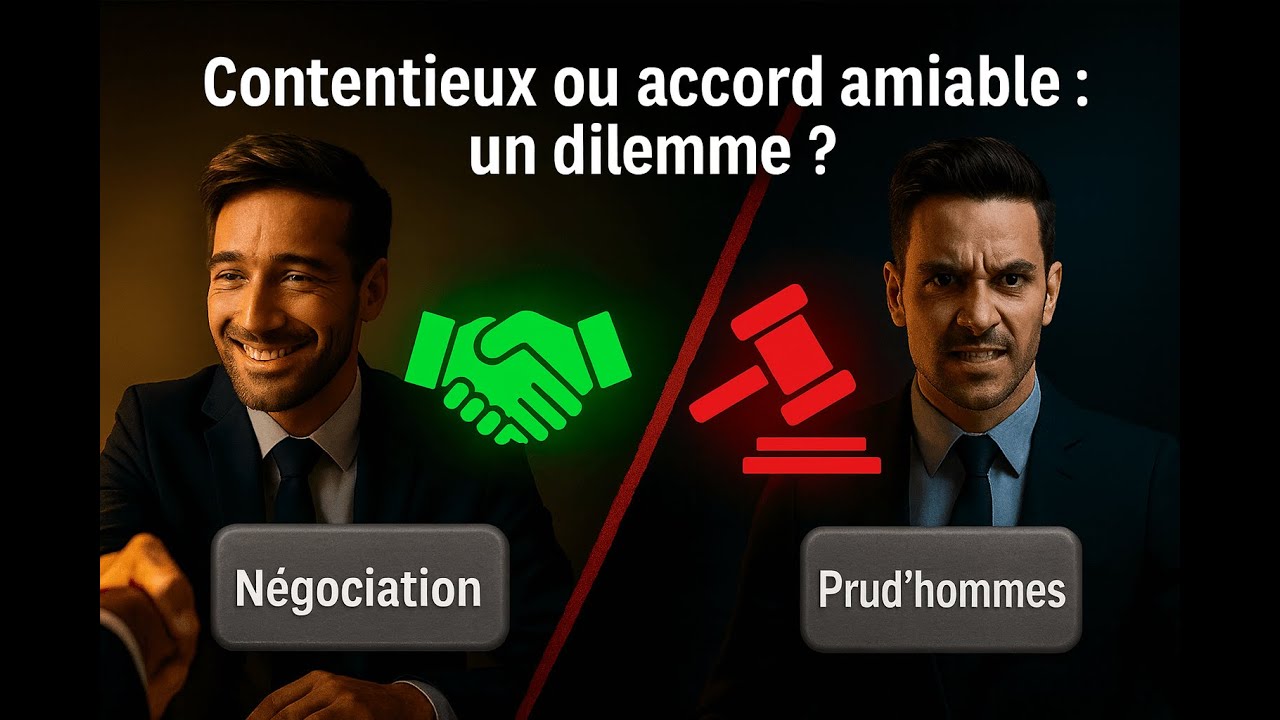 Négociation ou contentieux prud'homal ? Comment choisir.