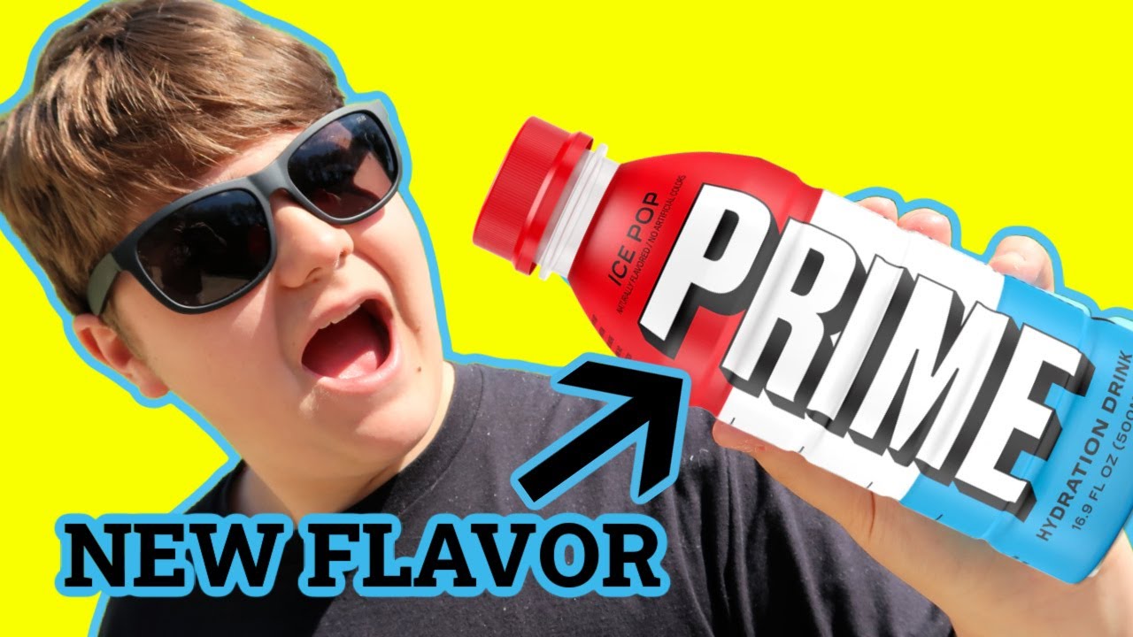 PRIME ICE POP IS THE NEW FLAVOR