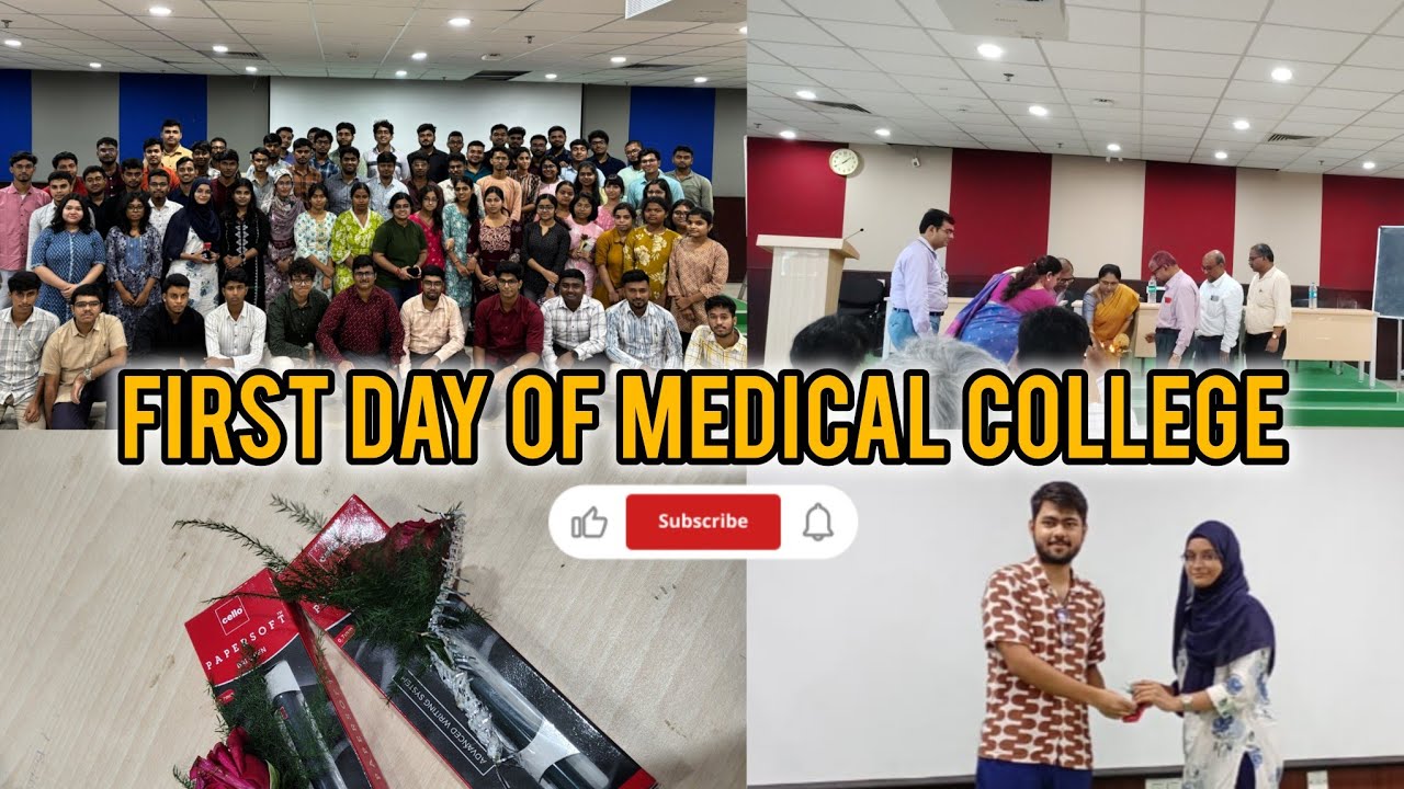 First Day of GMC || Orientation Day| Barasat Govt Medical College✨