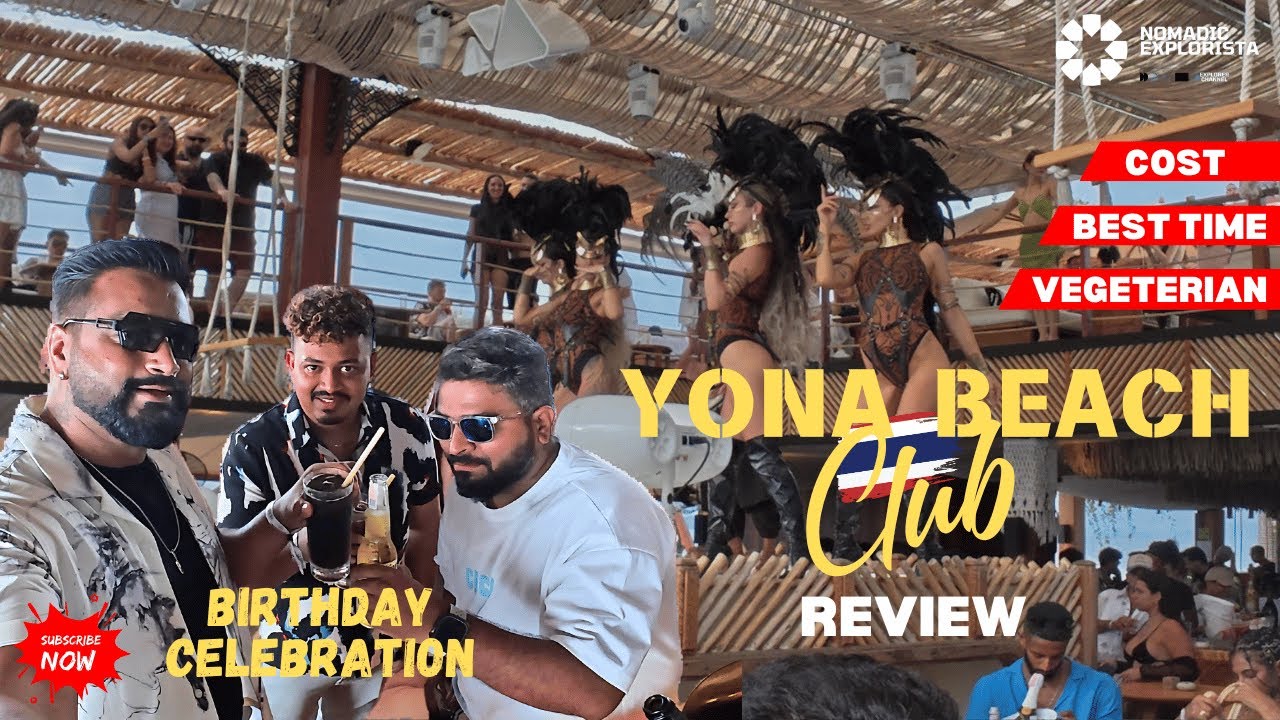 Yona Beach Club Group Review | Vegetarian Options | Rain | Special Tips Before You Visit Phuket