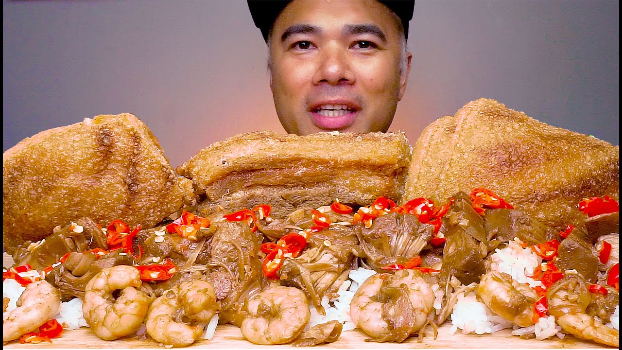 LECHON KAWALI | SPICY UNRIPE JACKFRUIT SHRIMP | CRISPY PORK BELLY | ADOBONG LANGKA HIPON AT SILI
