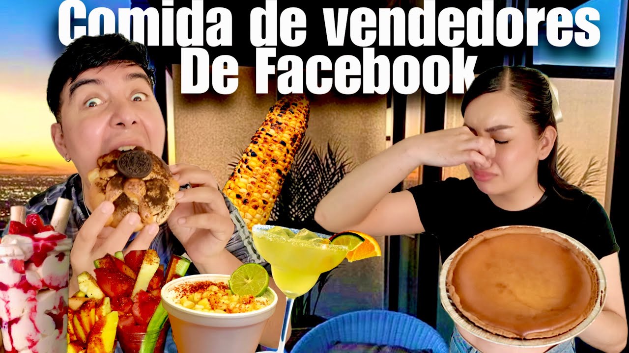 Comprando COMIDA a vendedores de FACEBOOK *NO FUE LO QUE ESPERABA*