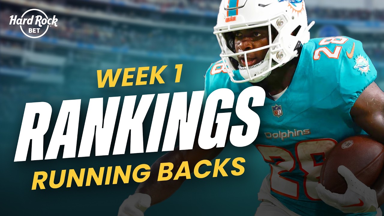 Fantasy Football Rankings & Tiers | RB Studs, Busts & Sleepers (Week 1)