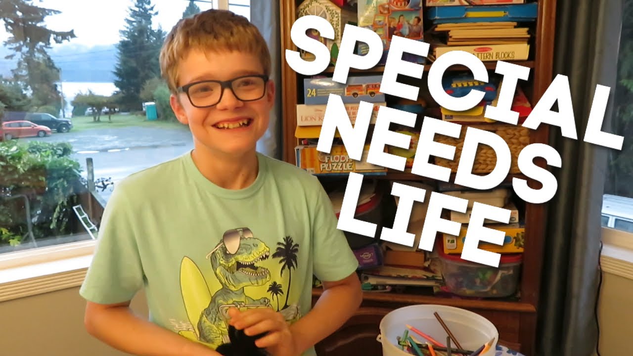 Day in the life with special needs - large family