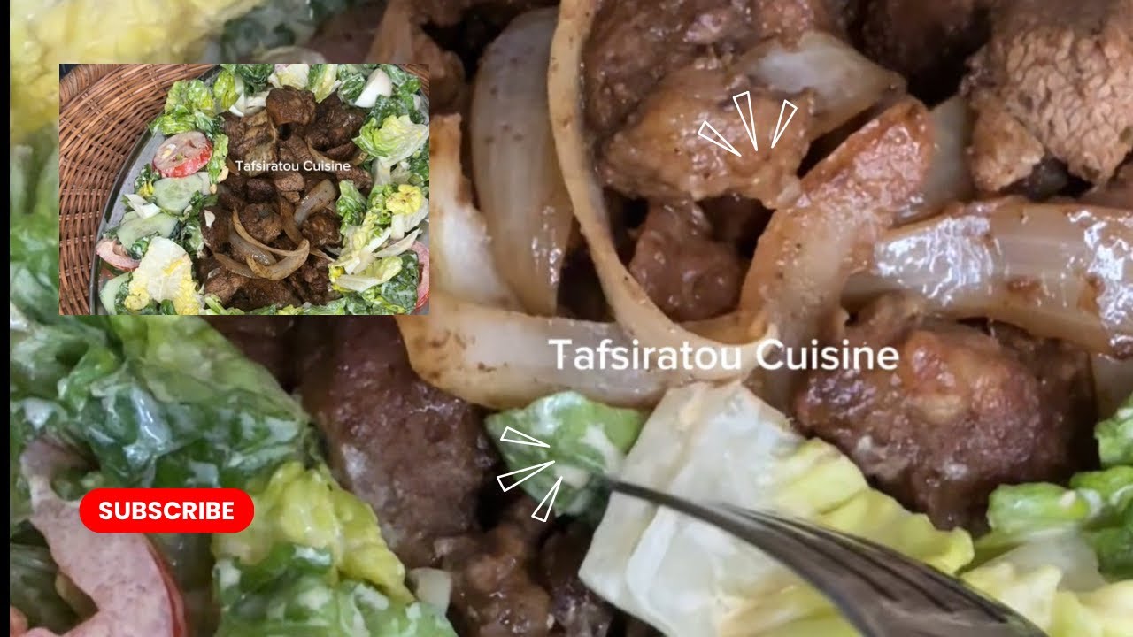 délicieuse salade westaf avec du bon dibi