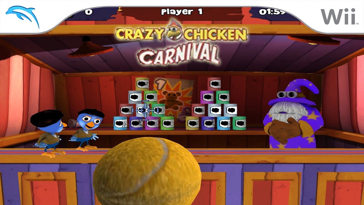 Crazy Chicken: Carnival (EUR) | Dolphin Emulator 5.0-9664 [1080p HD] | Nintendo Wii
