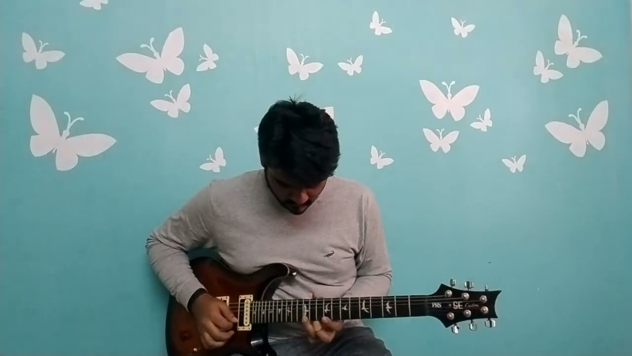 Poomalai Vangi Vanthan | Ilayaraja | K.J Yesudas | Guitar Cover | V.Rushab