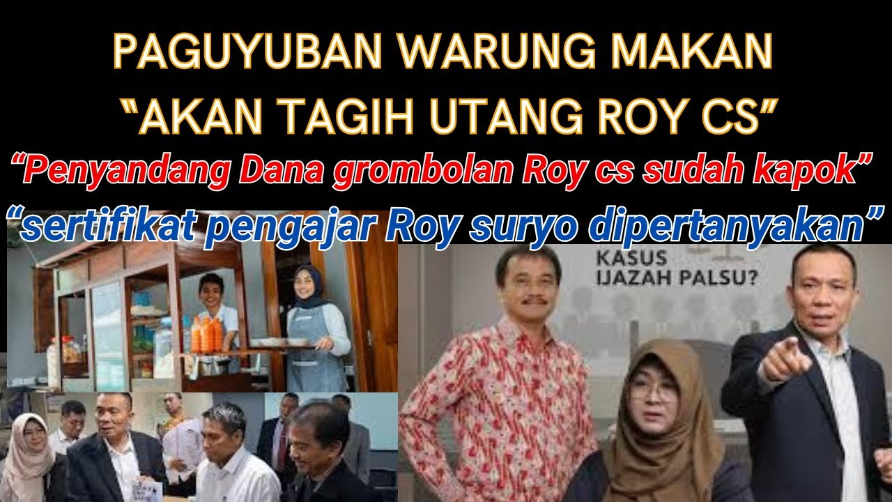 roy suryo membuka aib kelompok sendiri