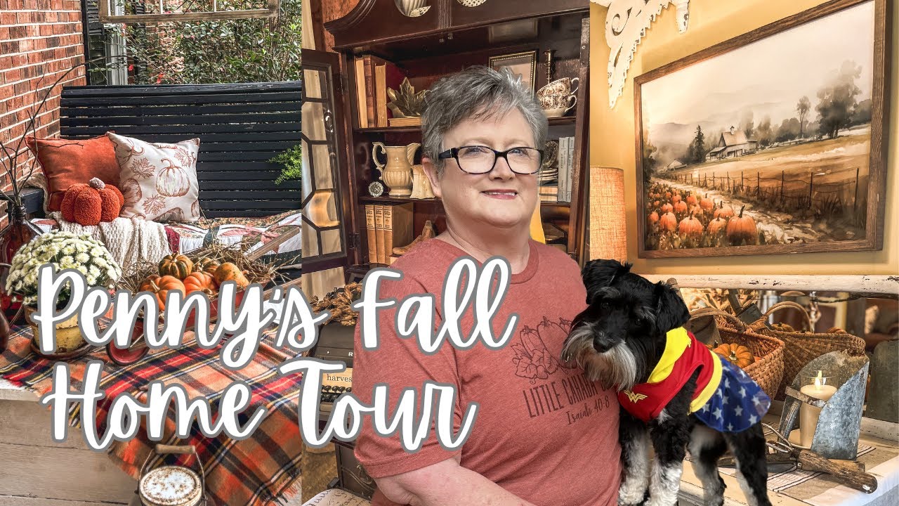 Penny’s Fall Home Tour + Vintage Farmhouse