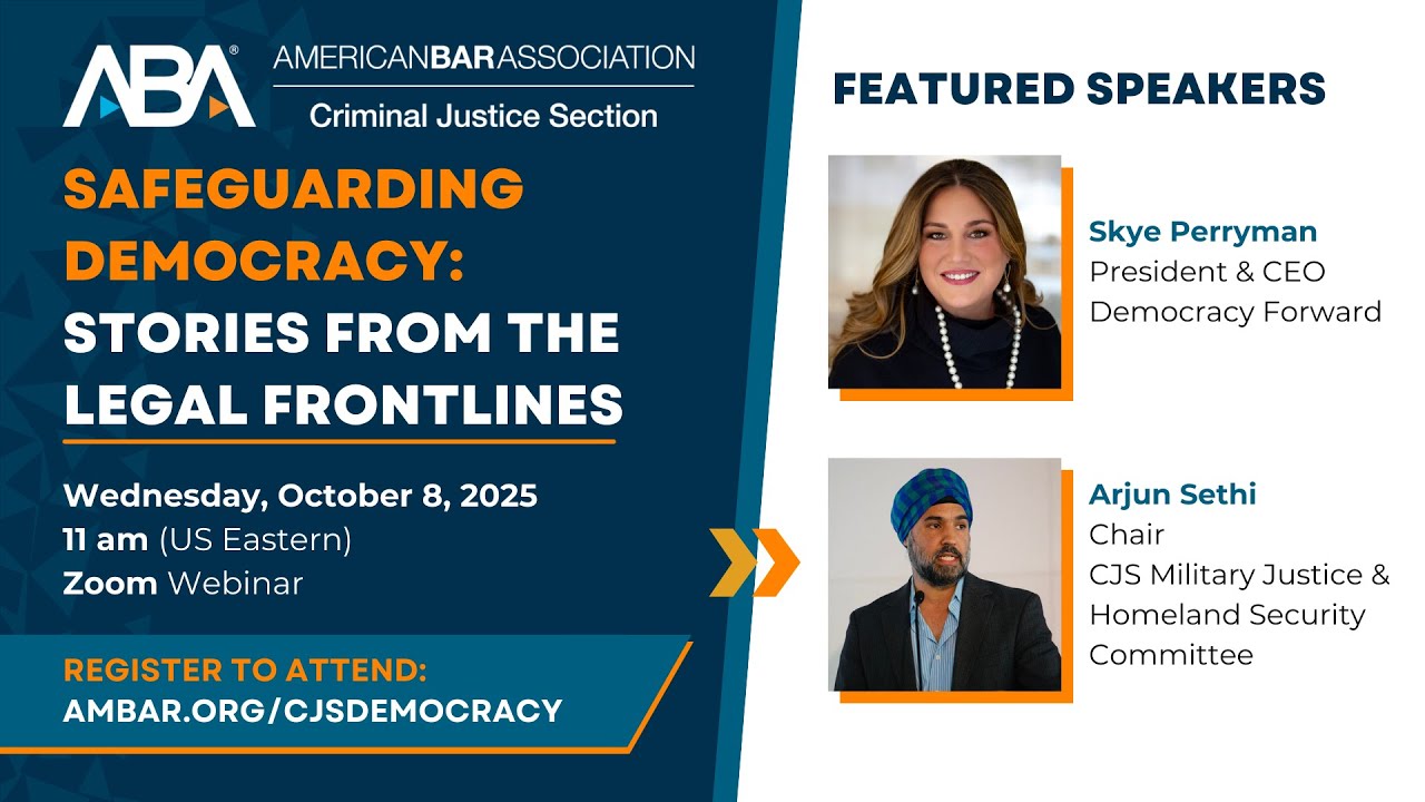 Safeguarding Democracy: Stories from the Legal Frontlines