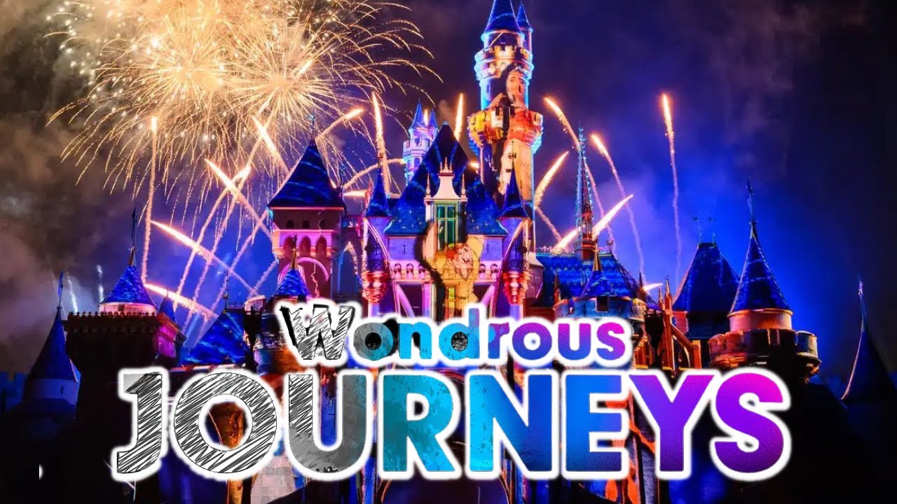 New Wondrous Journey Fireworks Front Disneyland Castle View | Nightime Spectacular Disney 100th
