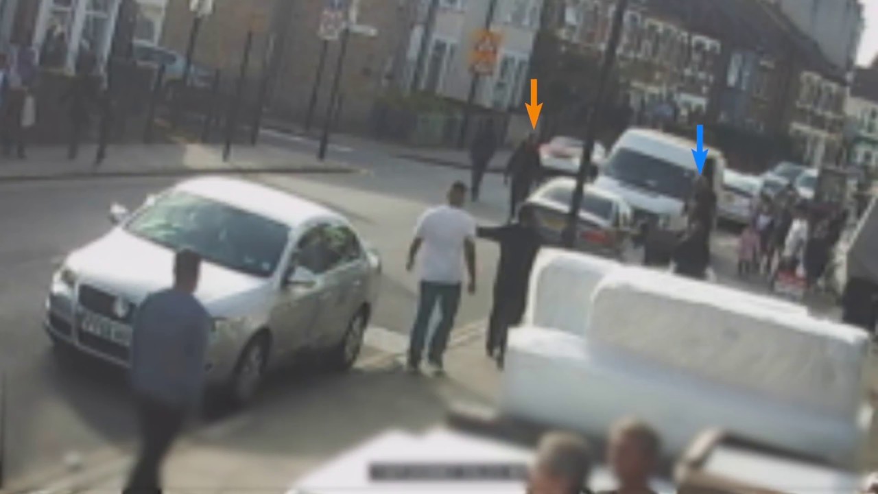 CCTV of Forest Gate baseball bat killer