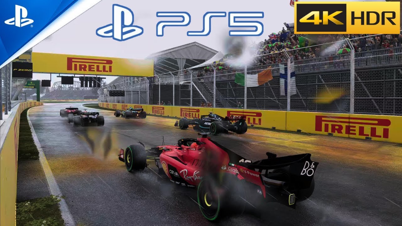 (PS5) F1 23 Rainy Canada Gameplay | ULTRA High Realistic Next-Gen Graphics [4K 60FPS HDR]