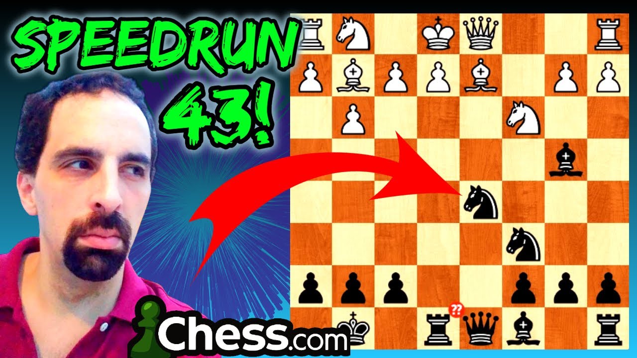 DEJO PIEZAS en la APERTURA 😨 Speedrun 43 Chesscom