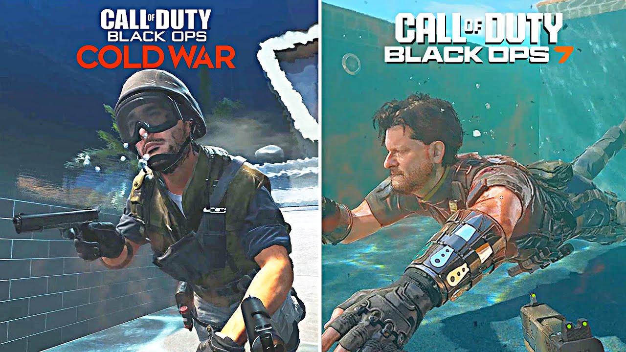 Cod: Black Ops7 vs Cold War - Random Details Comparison