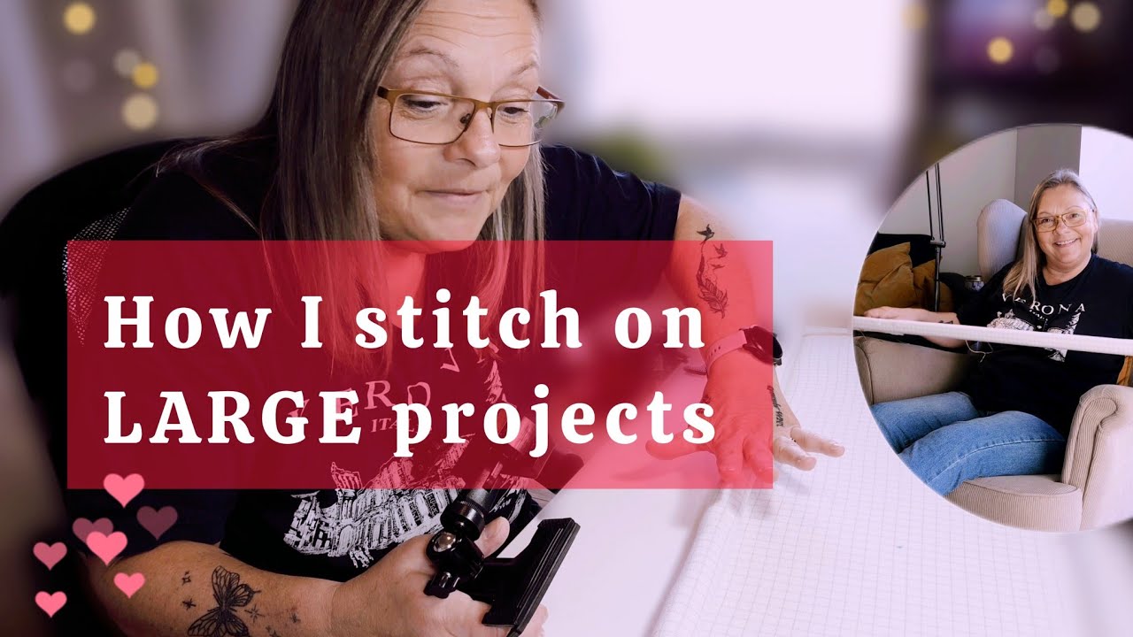 STITCH WITH ME • Merry Mushroom village picnic • new start ish • a little audio problem  sorry
