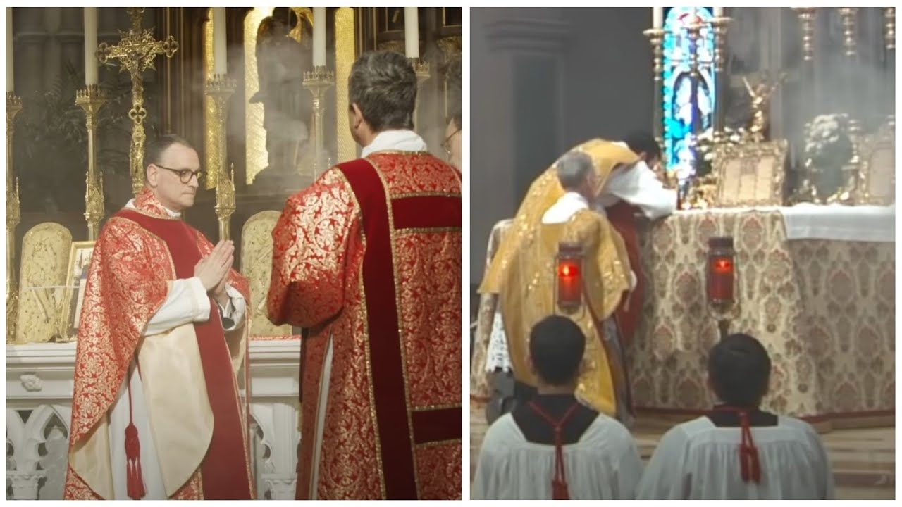 Ordinariate Solemn Mass and Solemn Traditional Latin Mass | Side by Side
