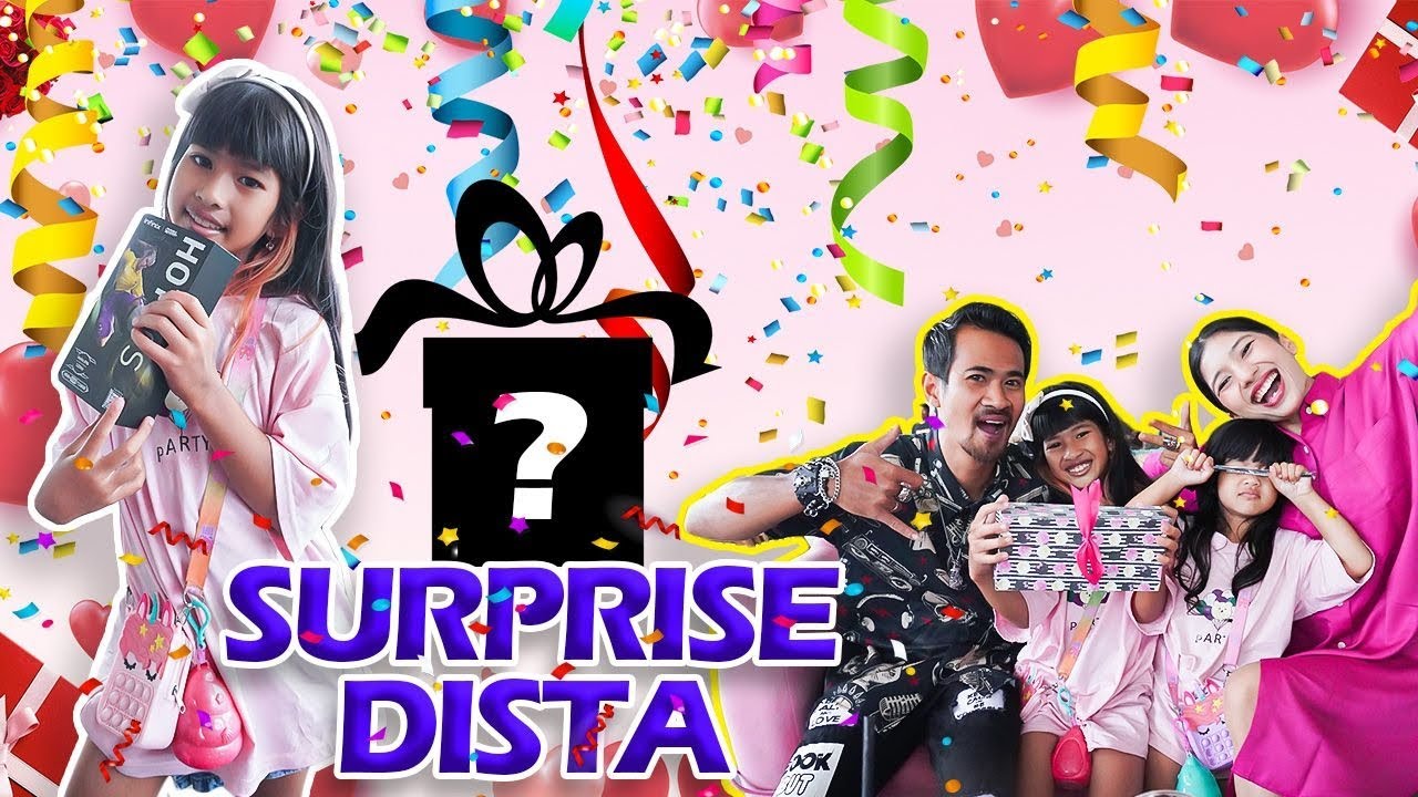 SURPRISE UNTUK DISTA😍!! DISTA SENENG BANGET😍!! #viralvideos