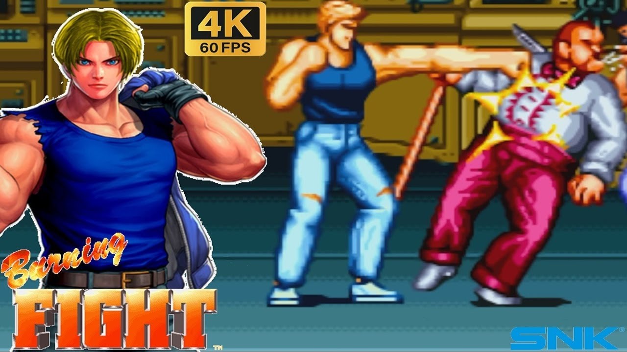 Burning Fight - Duke Edwards [Arcade / 1991] 4K 60FPS