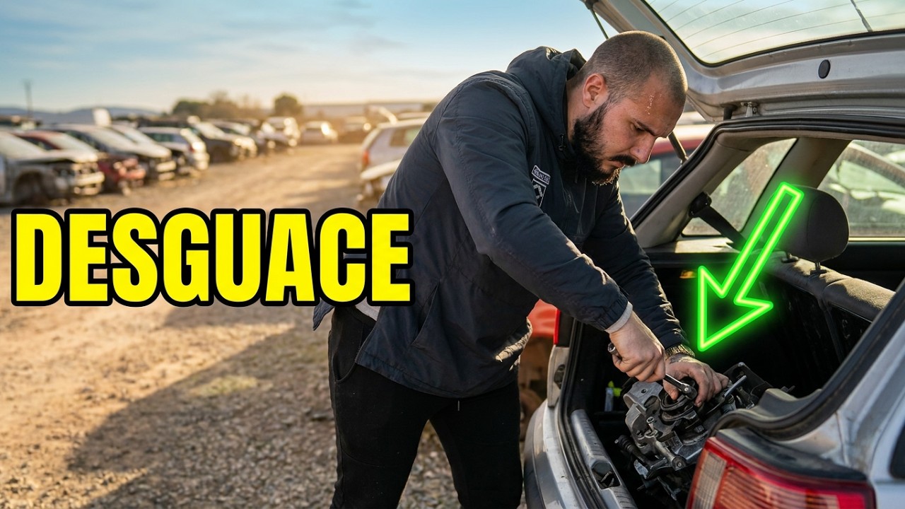 Dia de DESGUACE ( el carro de golf de los ricos)