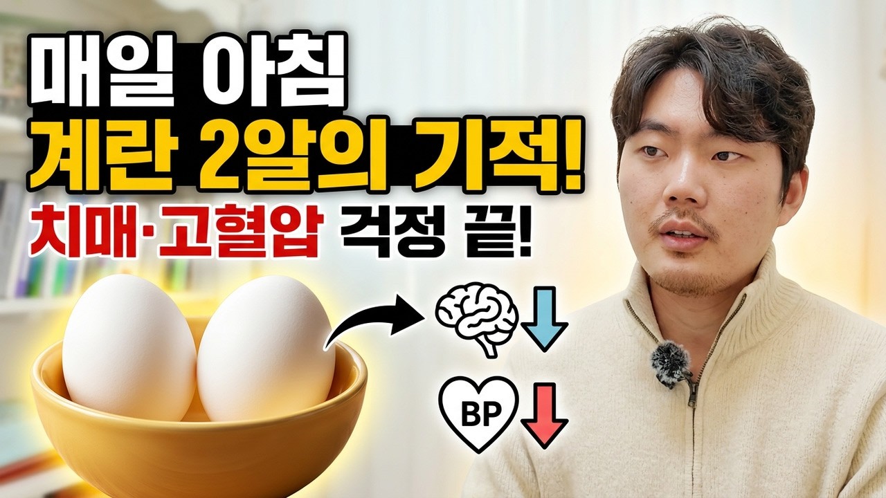계란 두 알로 고혈압 치매 막는 최고의 방법! 계란과 함께 먹으면 보약이 되는 음식! 다리근육 늘리고 항암효과 5배 올리는 방법까지!