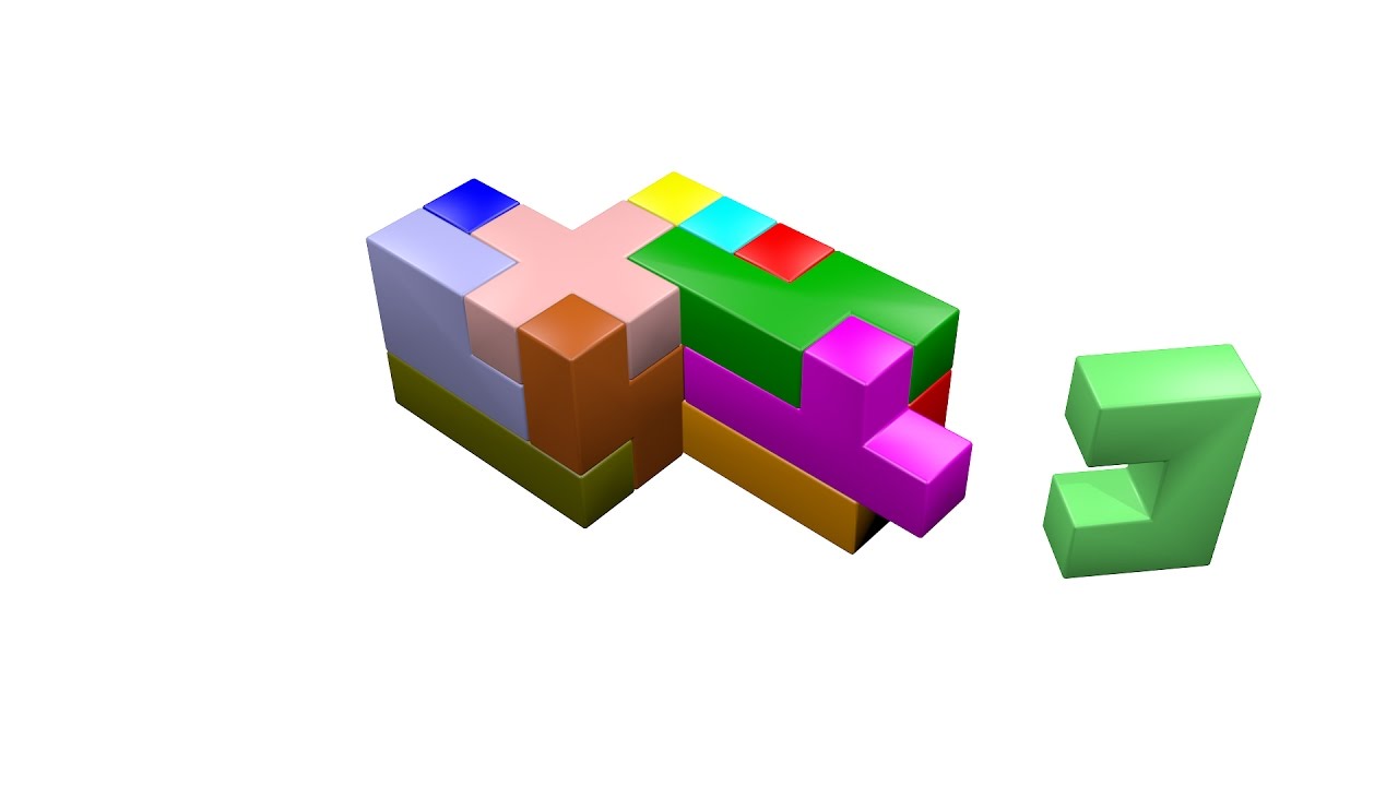 Pentomino 3D shape N