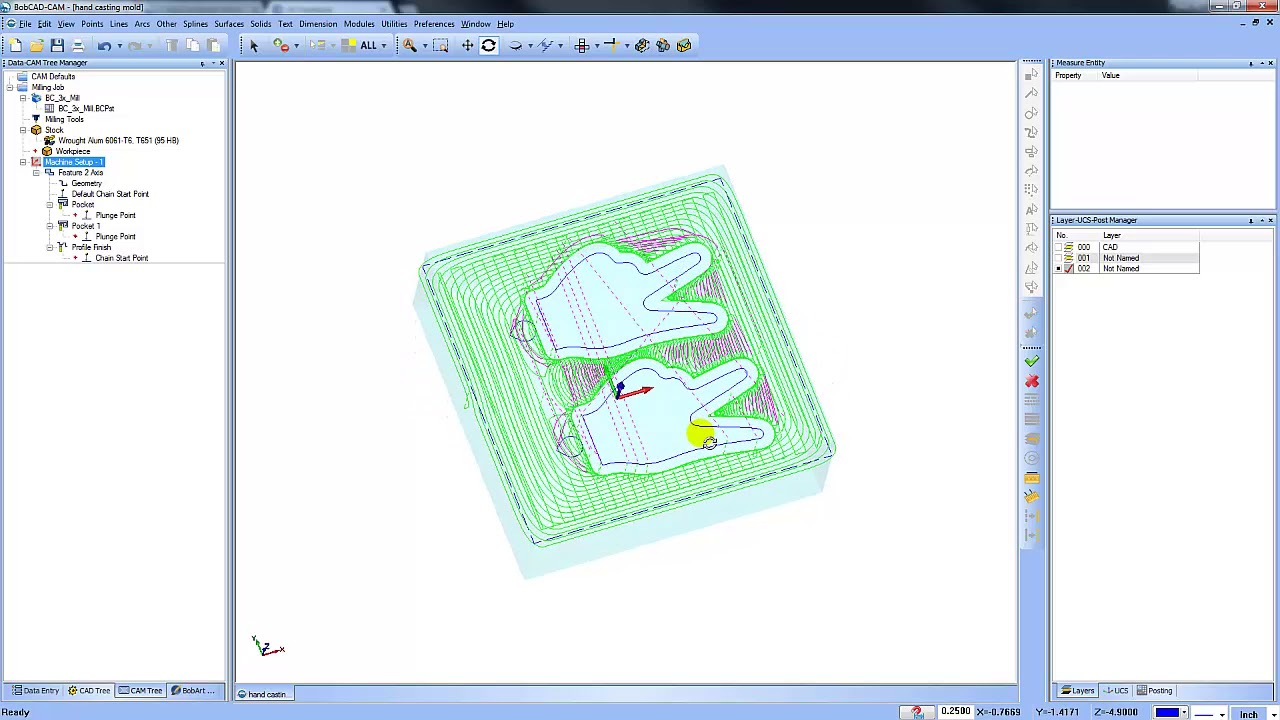 3D Milling Project BobCAD CAM V30
