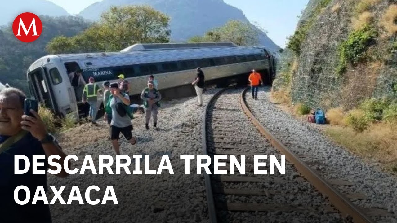 Tren del Corredor Interoceánico se descarrila en Nizanda, Oaxaca