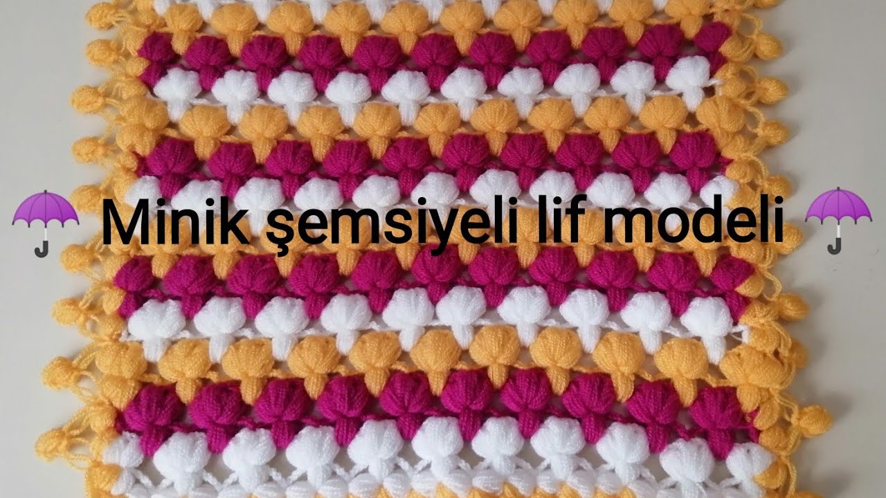 ☂️ Minik şemsiyeli lif modeli yapımı ☂️