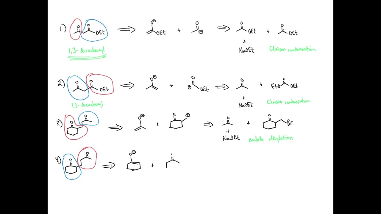 19.5 Retrosynthesis with Enolates