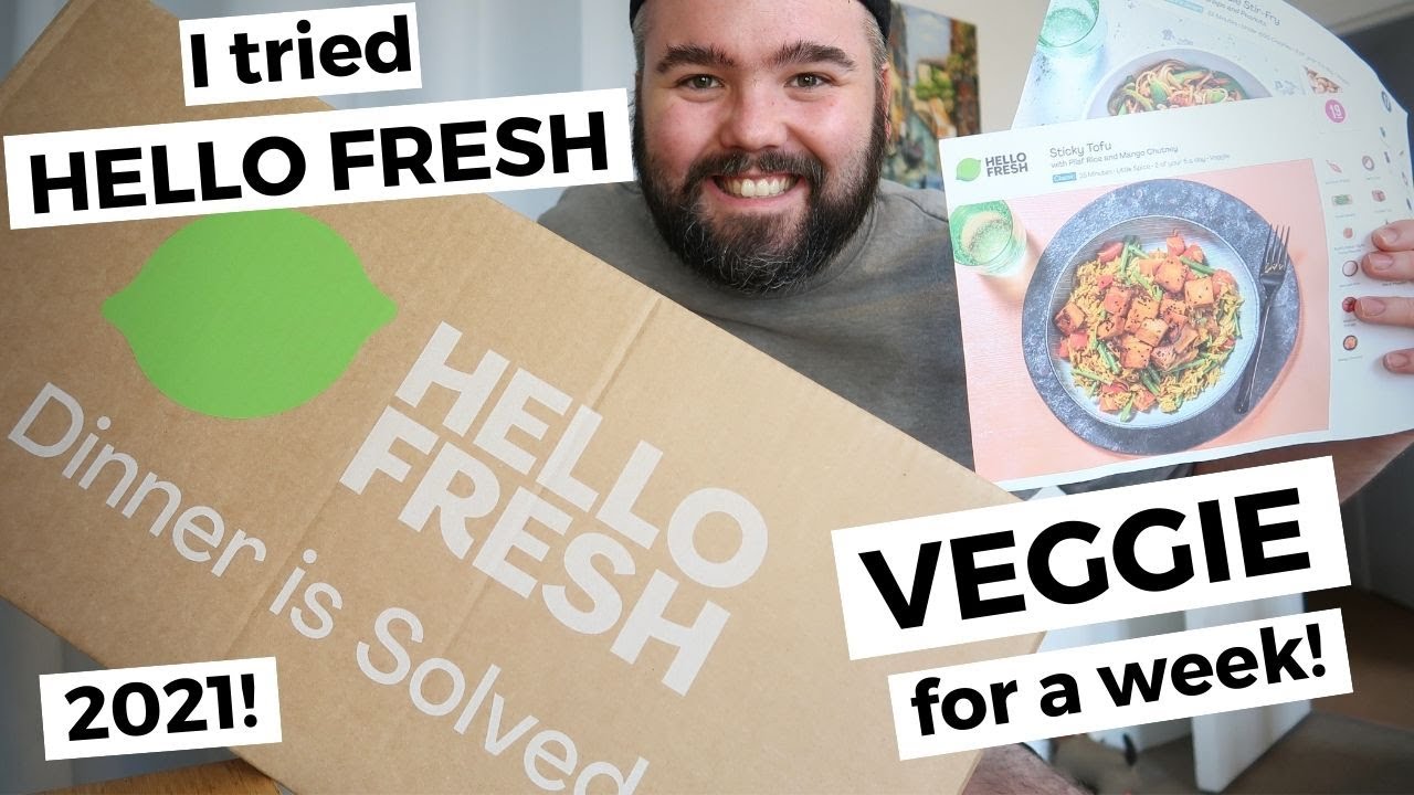 I tried HELLO FRESH VEGGIE for a week! UK 2021 honest, meat-free review 🥬🍅