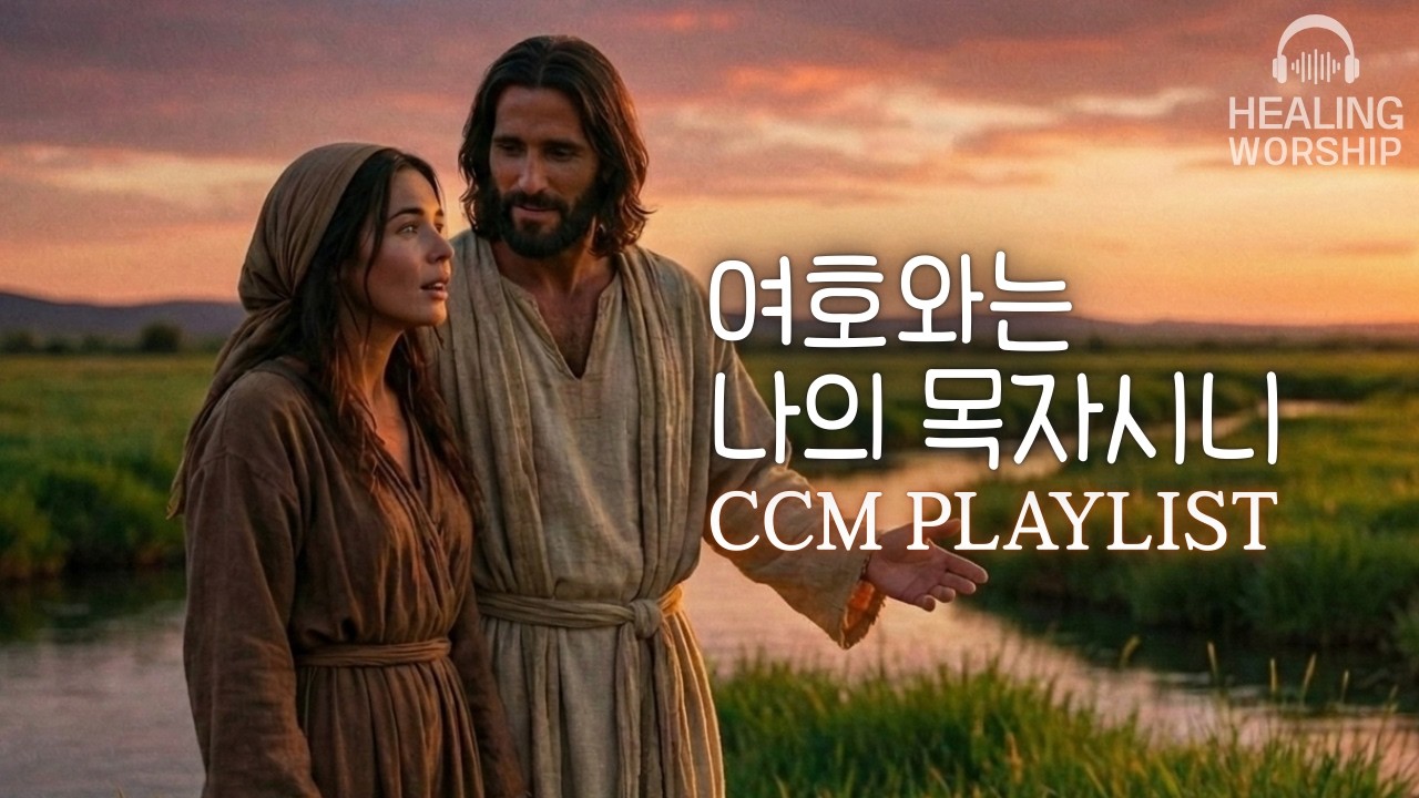 CCM 애니메이션 | 여호와는 나의 목자시니 (시편 23편 찬양) | 인생의 짐을 내려놓고 듣는 찬양연속듣기 30분