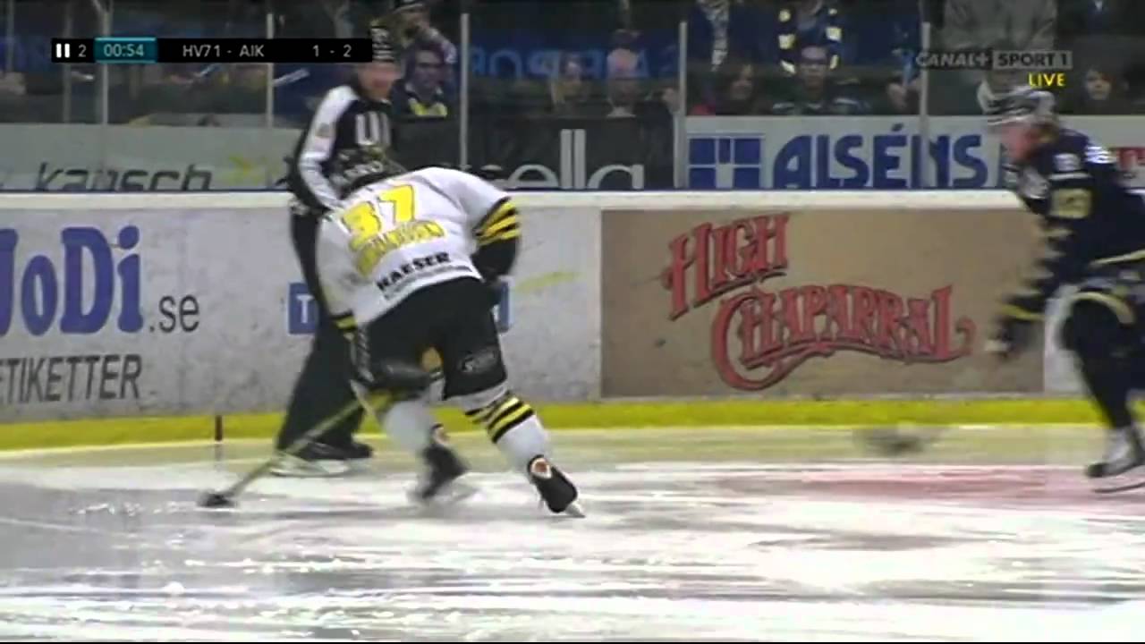 Kvartsfinal 3: HV71 1 - 3 AIK - Elitserien 2011 - (Canal+sändning)