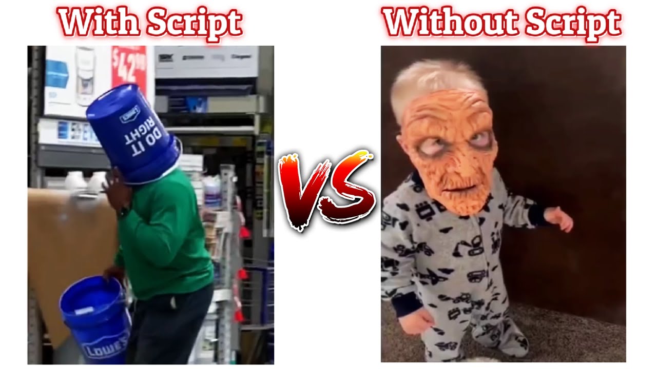 With Script Vs Without Script Prank !! Memes #viralmeme #mem