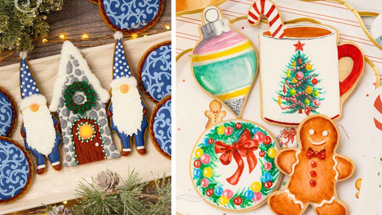 32 Minutes Christmas Cookie Decorating!