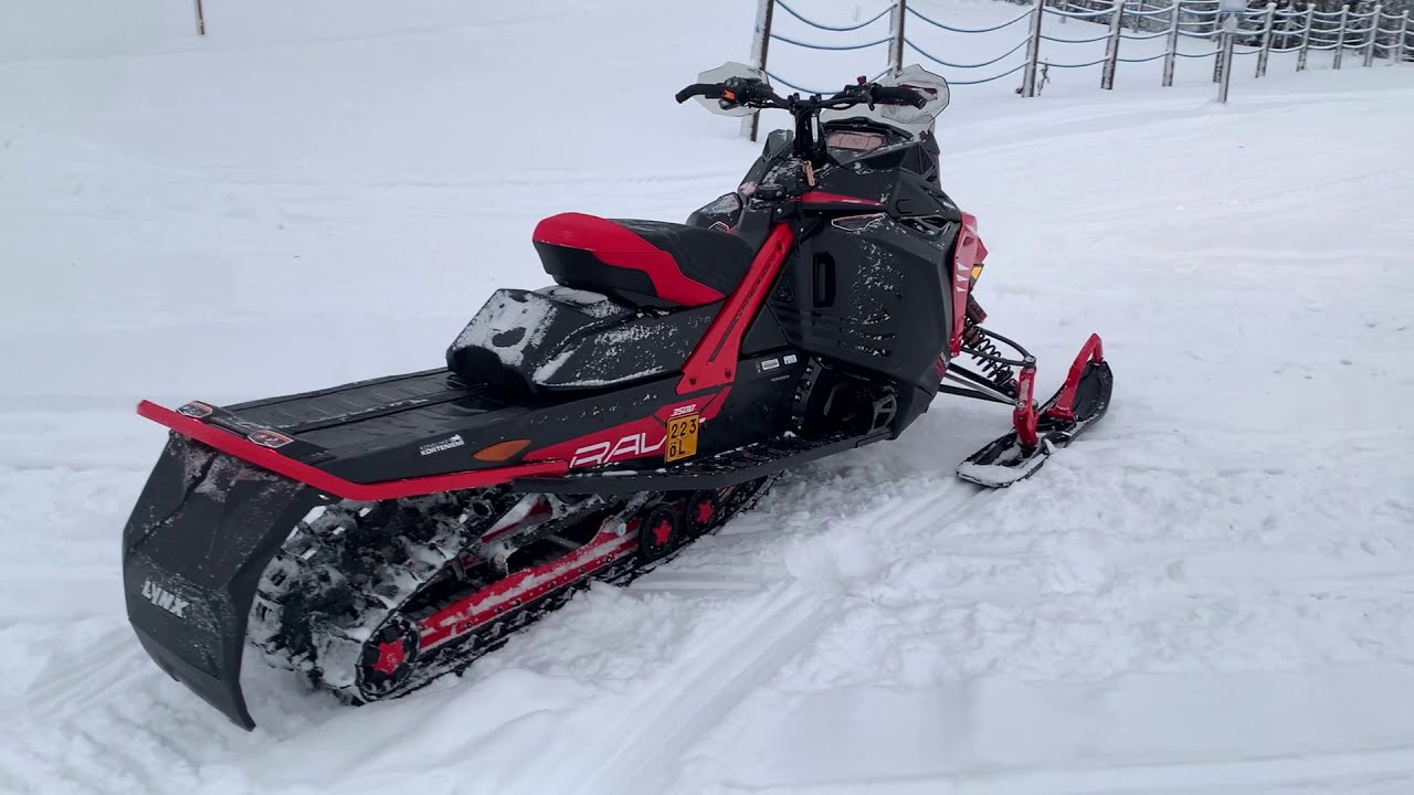 Lynx Rave RE 600R 2020 - Kelkkakauden avaus Rukalla