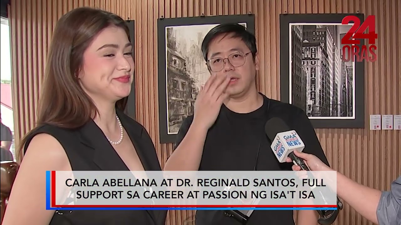 Carla Abellana at Dr. Reginald Santos, full support sa career at passion ng isa't isa | 24 Oras