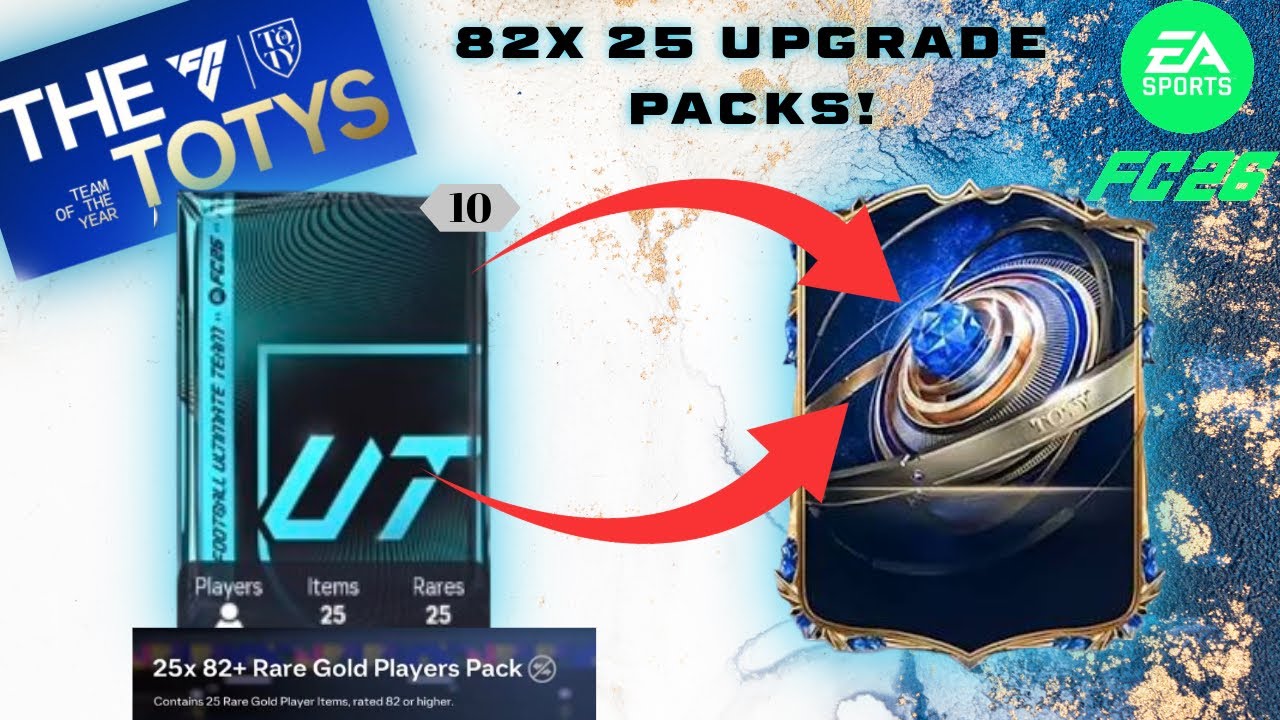 82 x 25 FOR TOTY! 🔥 FC26 ULTIMATE TEAM PACK OPENING!