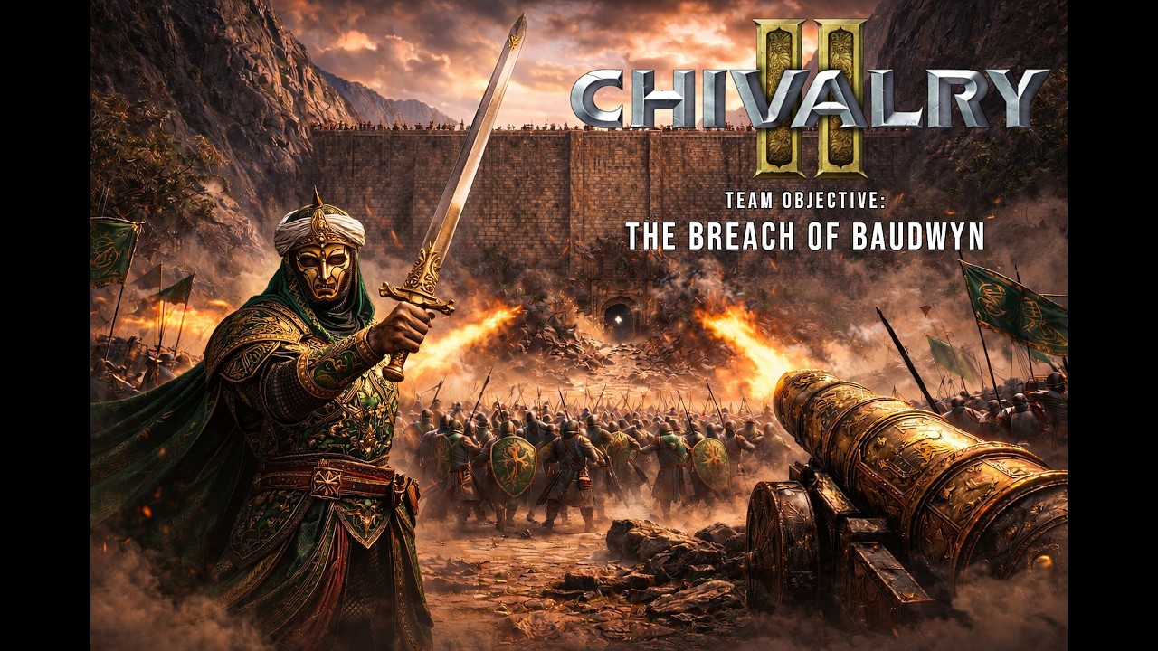 Epic Medieval Battle - Chivalry 2 The Breach of Baudwyn - Tenosia Gameplay - No Commentary