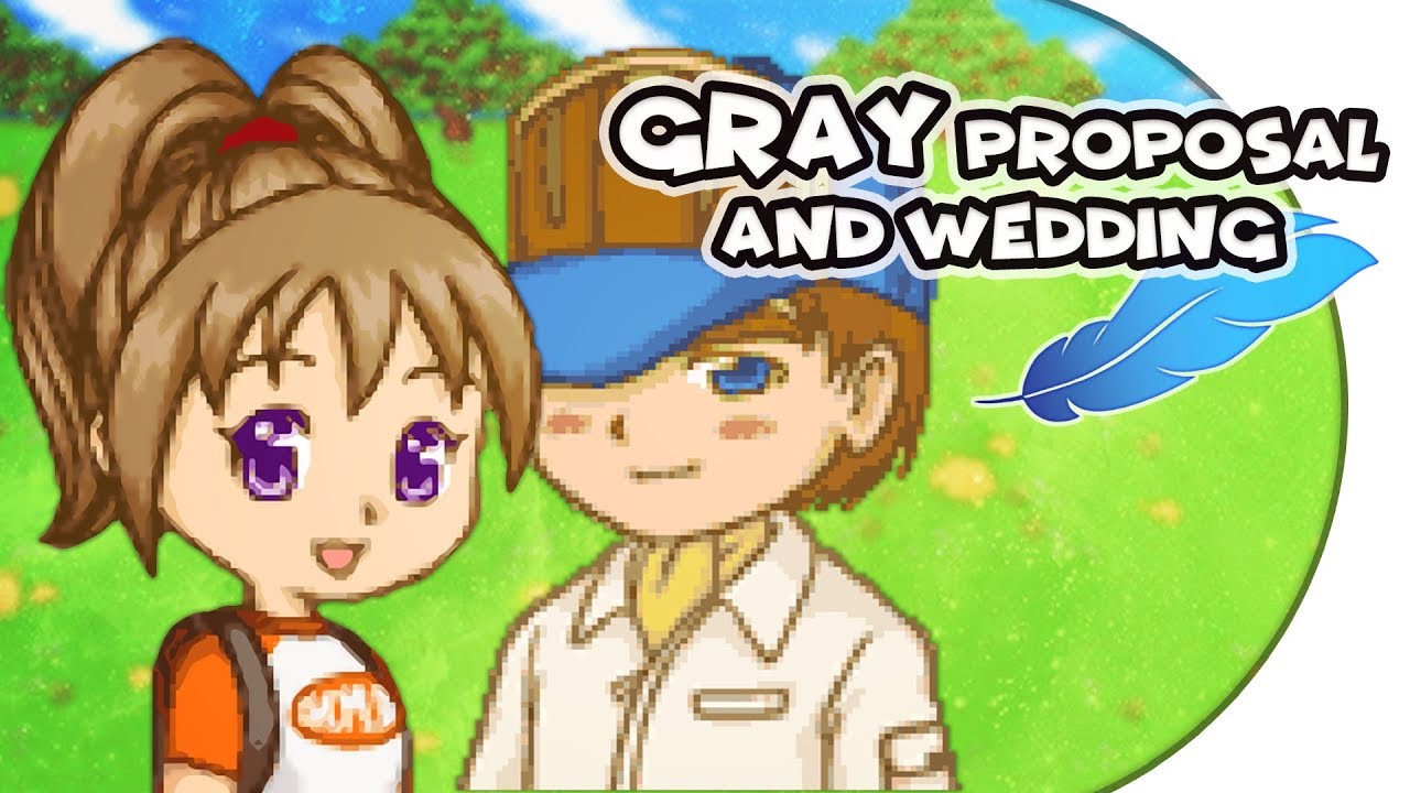 Harvest Moon DS: Cute - Gray's Proposal & Wedding