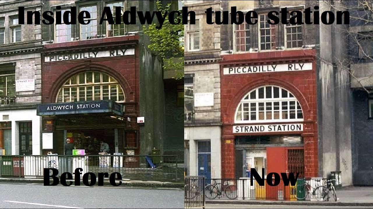 Going Inside Aldwych tube station